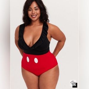 Torrid sz 2 Mickey Mouse one piece swimsuit